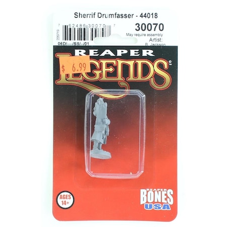 Thinkandplay Legends Sheriff Drumfasser Miniature TH3298436